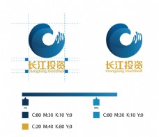 长江投资公司logo标志设计