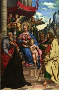 图片素材圣母耶稣油画图片