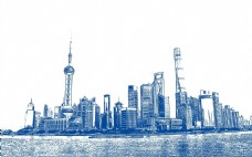上海市上海城市剪影