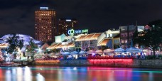 新加坡码头之夜