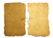 古老泛黄的纸片