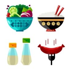 美食插图美食插画icon图标