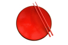 盘子筷子素材图片