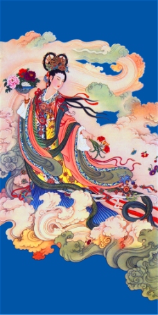 天女散花图片免费下载,天女散花设计素材大全,天女散