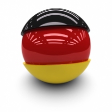 德国国旗球体图片