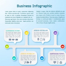 商业图表微立体商业信息图表矢量设计元素