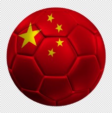 国足足球中国国旗
