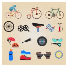 自行车运动图标