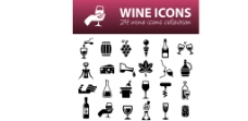 24种葡萄酒图标