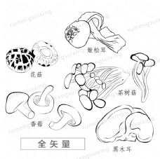 树木菌菇