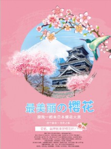 樱花素材海报